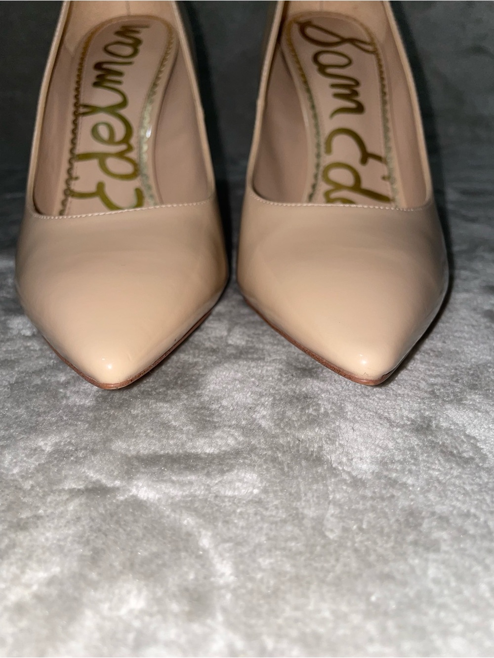 Sam Edelman Hazel Nude Pointed Toe Pumps Classic Stiletto Heels Size 9 With Box - Picture 6 of 11